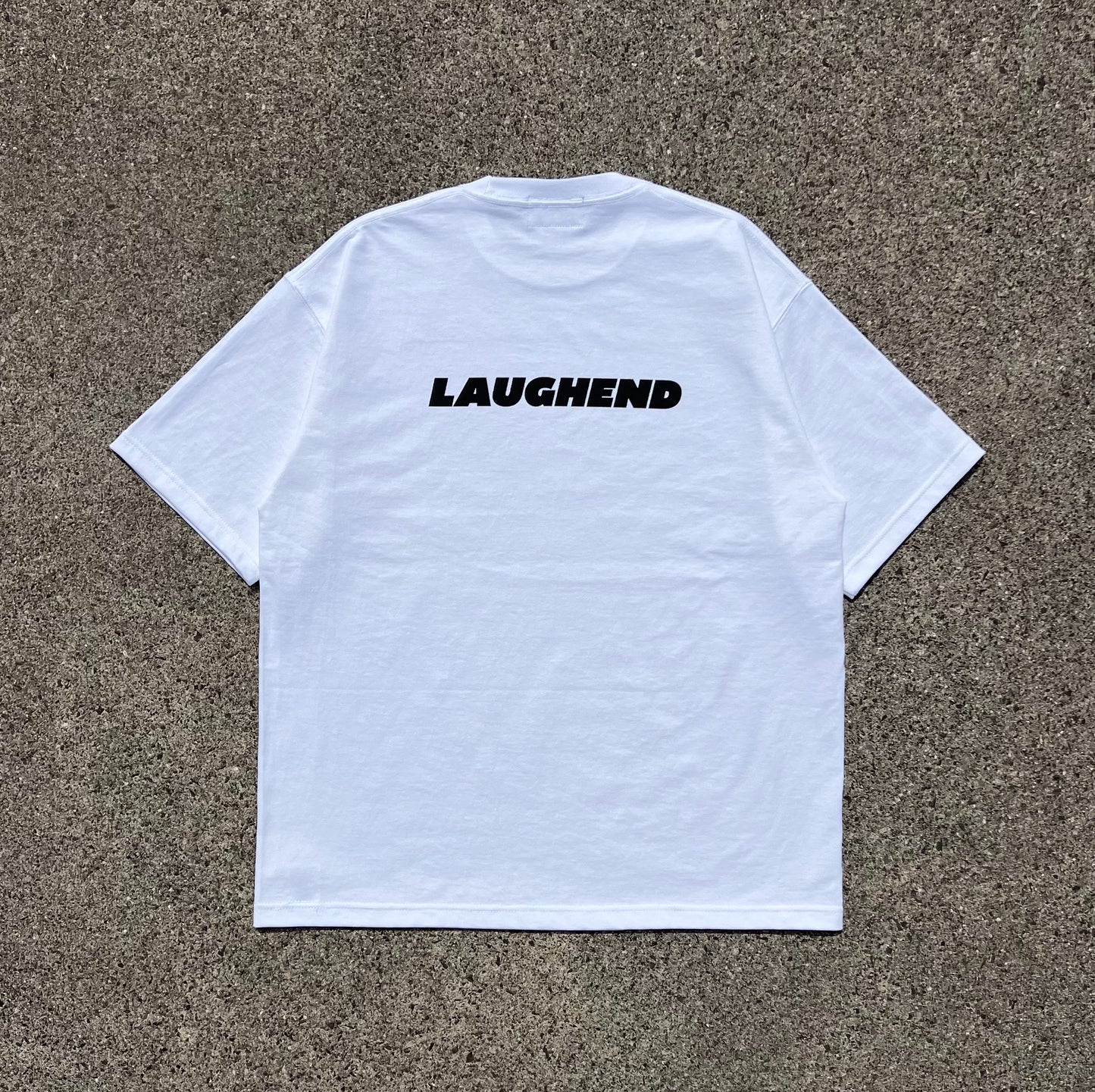 Horizontal logo tee (white)