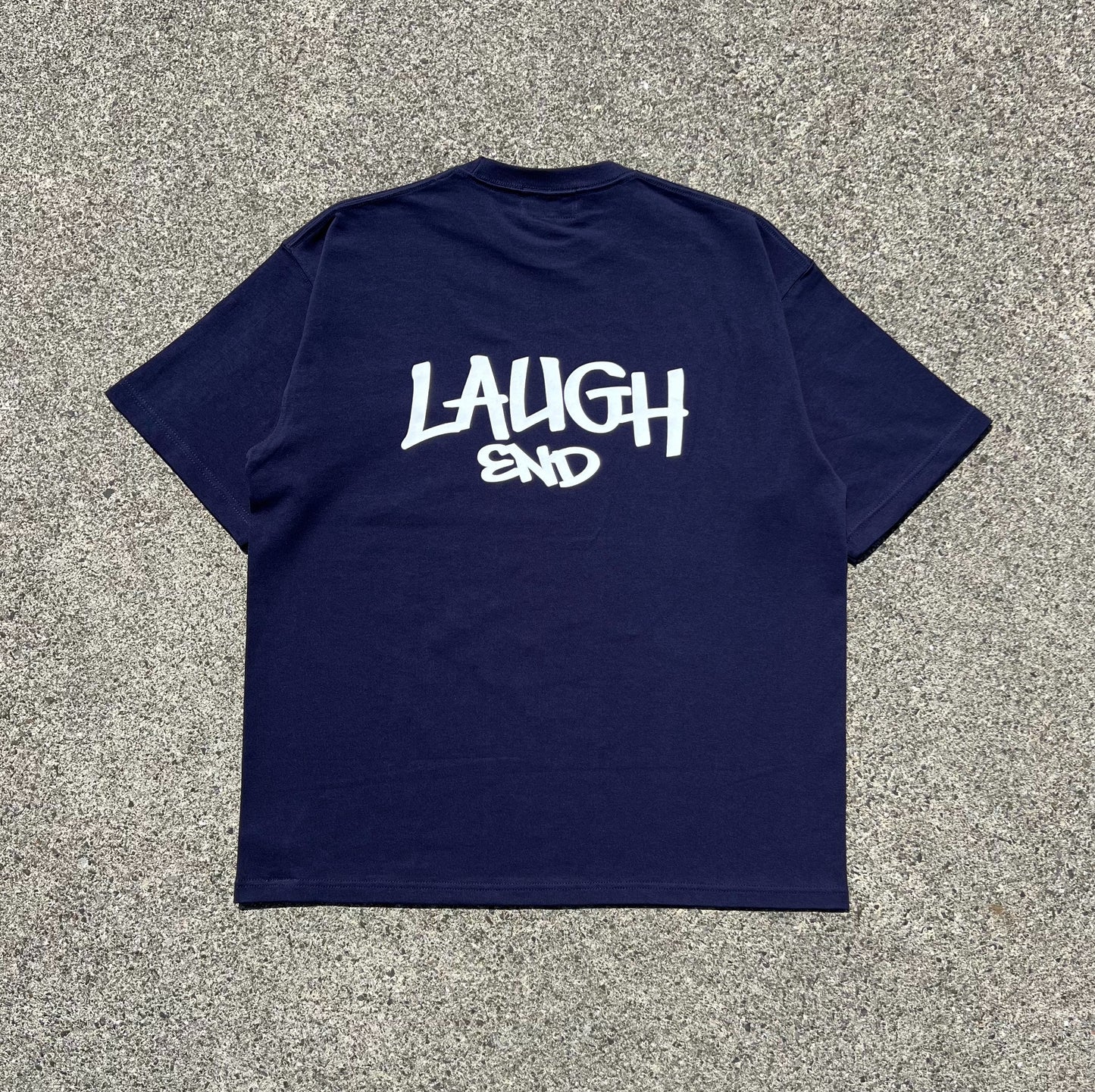 Classic logo tee (navy)